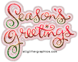 glitter seasons greetings